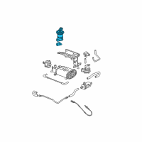 OEM 2001 Honda Civic Valve Set, EGR Diagram - 18011-PLM-A01