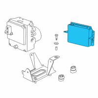 OEM 1997 BMW 528i Abs/Asc+T Basic Control Unit Diagram - 34-52-1-164-130