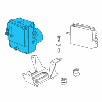 OEM 1998 BMW 740iL Hydraulic Unit Diagram - 34-51-1-090-911