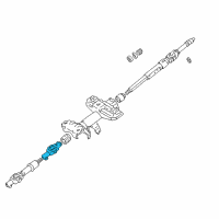 OEM 2000 Toyota RAV4 Sliding Yoke Diagram - 45209-44010