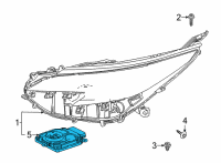 OEM Toyota Sienna Control Module Diagram - 89907-45010