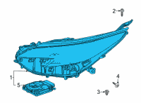 OEM 2021 Toyota Sienna Composite Assembly Diagram - 81110-08130