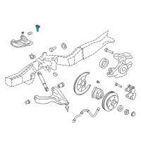 OEM 2002 GMC Sonoma Upper Ball Joints Diagram - 19133669