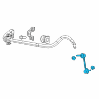 OEM Dodge Durango Link-STABILIZER Bar Diagram - 68091836AB