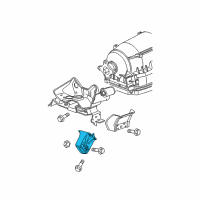 OEM Jeep Grand Cherokee Bracket-Engine Mount Diagram - 52090297AG