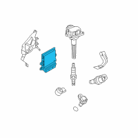 OEM 2009 Nissan 370Z Engine Control Module Computer Diagram - 23710-1EA4B