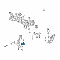 OEM Kia Forte Ball Joint Assembly, LH Diagram - 54530F2000