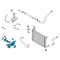 OEM 2020 Kia Optima Control Assembly-COOLANT Diagram - 256002GTA0