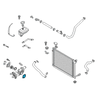 OEM 2022 Hyundai Veloster N Gasket-Thermostat Housing Diagram - 25641-2GTA0