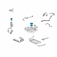 OEM 2010 Honda Fit Regulator Set, Pressure Diagram - 17052-TK6-A00