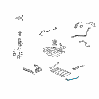 OEM 2013 Honda Fit Pipe, Fuel Tank Mounting Diagram - 17522-TK6-A00