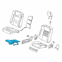 OEM 2017 Acura RDX Tci, Right Front Seat Cushion Diagram - 81219-TX4-A31