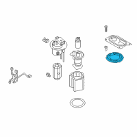 OEM Kia Optima Cover-Fuel Pump Plate Diagram - 31152D5500