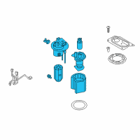 OEM Kia Fuel Pump Assembly Diagram - 31120C2500