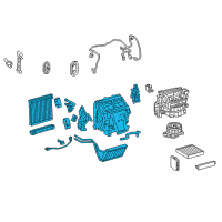 OEM 2013 Toyota 4Runner AC & Heater Assembly Diagram - 87050-60570