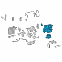 OEM 2021 Toyota 4Runner Blower Assembly Diagram - 87130-60680