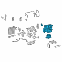 OEM 2020 Lexus GX460 Blower Assembly Diagram - 87130-60680
