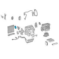 OEM Toyota 4Runner Expansion Valve Diagram - 88515-60290