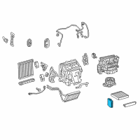 OEM 2020 Lexus GX460 Amplifier Assembly, Air Diagram - 88650-60V60