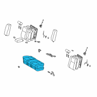 OEM 2002 Toyota Camry Seat Cushion Diagram - 71460-AA190-B0