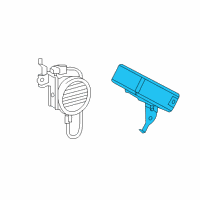 OEM 2018 Lexus ES300h Controller, Vehicle Diagram - 86572-33070