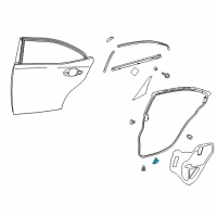 OEM 2019 Toyota Prius AWD-e Door Shell Seal Diagram - 67837-47060