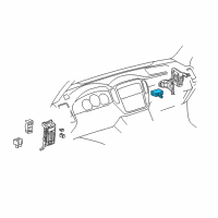 OEM 2007 Toyota Highlander Computer, Network Gateway Diagram - 89111-48060