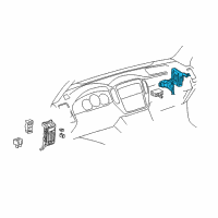 OEM 2006 Toyota Highlander Control Module Diagram - 89221-48260