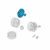 OEM Honda Element Trim, Wheel (16") Diagram - 44733-SCV-A41