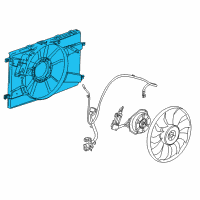 OEM 2015 Buick Verano Fan Shroud Diagram - 13267631