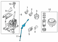 OEM 2020 Ford Ranger Shift Control Cable Diagram - KB3Z-7E395-C