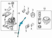 OEM 2019 Ford Ranger Shift Control Cable Diagram - KB3Z-7E395-C