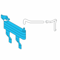 OEM Kia Cooler Assembly-Oil Diagram - 254601F000