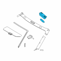 OEM 1999 BMW Z3 Interior Light Diagram - 63-31-1-383-055