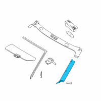 OEM 1997 BMW Z3 Covering Apron Left Diagram - 51-43-8-413-905