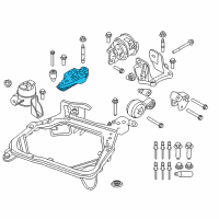 OEM Ford Fusion Mount Bracket Diagram - 9E5Z-6061-D