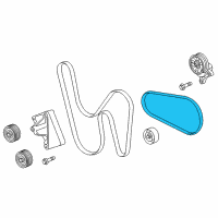 OEM 2013 Chevrolet Camaro AC Belt Diagram - 19208727