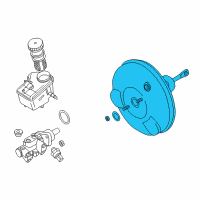 OEM BMW 330xi Power Brake Booster Diagram - 34-33-6-779-682