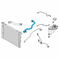 OEM 2017 BMW 740e xDrive Coolant Return Line Diagram - 17-12-8-602-870
