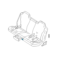 OEM 2000 Dodge Dakota Cup Holder Diagram - 5016906AA