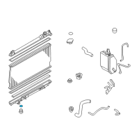 OEM 2013 Nissan Rogue Packing-Drain Cock Diagram - 21481-89900