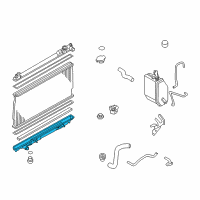 OEM 2004 Nissan 350Z Coolant Reservoir Diagram - 21463CD010