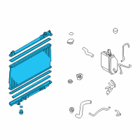 OEM 2003 Nissan 350Z Radiator Assy Diagram - 21460-CD010