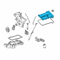 OEM Mercury Valve Cover Diagram - 6F9Z-6582-AB