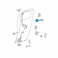 OEM 2009 Toyota FJ Cruiser Door Check Diagram - 68640-35030