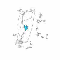 OEM 2014 Toyota FJ Cruiser Lock Controller Diagram - 69630-35010