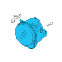 OEM 2019 Jeep Renegade Headlamp Diagram - 68516345AA