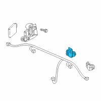 OEM 2020 Honda Accord Sensor Assembly, Parking (Modern Steel Metallic) Diagram - 39680-T0A-R12ZE