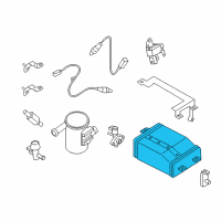 OEM Chevrolet Vapor Canister Diagram - 19316229