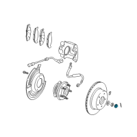 OEM 1999 Jeep Wrangler RETAINER-Hub Nut Diagram - J4200097